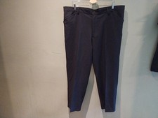 Men's navy blue Farah trousers, 42 inch waist, 29 inch leg