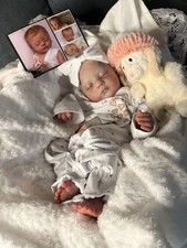 PREOWNED ADORABLE REBORN BABY ALESSIA SCULPTED BY GUDREN LEGLER
