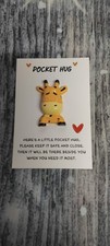 Cute giraffe pocket hug always