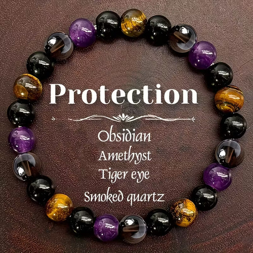 Gemstone protection crystal - gemstone,