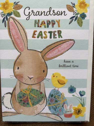 Grandson easter card - grandson, card,