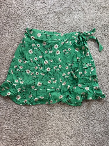 New look green daisy - green, floral