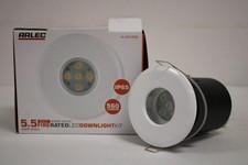 arlec 5.5w warm white fire rated led ip65 downlight kit