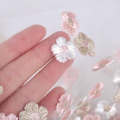 Embroidered tulle lace - lace, yard