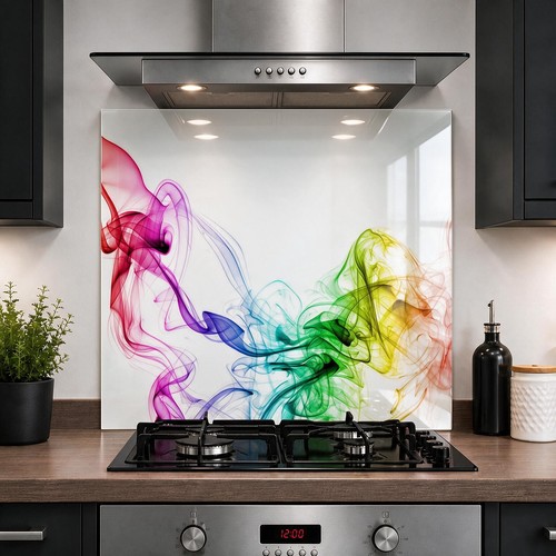 Printed glass kitchen - printed,