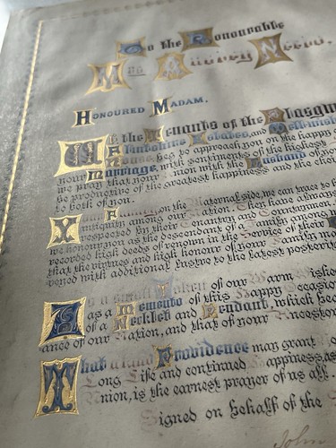 Antique 1899 illuminated - antique,