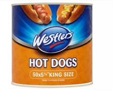Westlers Premium Range 50 Hot Dogs King Size