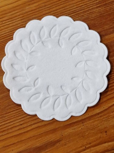 Tissue disposable coasters - tissue,