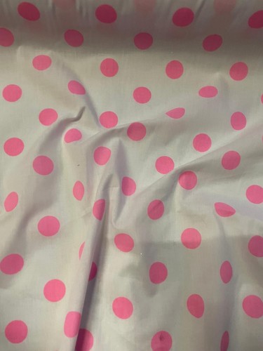 Meter white pink polka dot - white/pink,