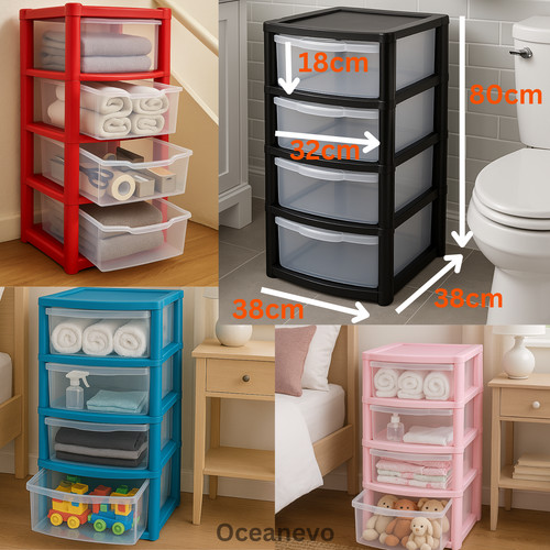 Plastic storage tower - plastic,