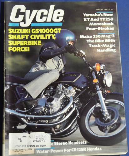 Cycle magazine august 1980 suz - cycle, 1980-suz