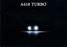 Renault Alpine A610 Turbo 1992-95 UK Market Sales Brochure