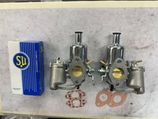 MG MIDGET TWIN HS2 1" 1/4 SU CARBURETTORS REFURBISHED CARBS 1275 AUD502 REBUILT