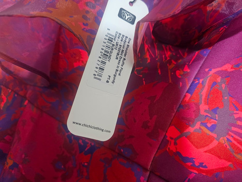 Chi london burgundy - london, floral