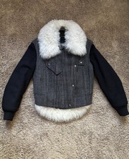 Belstaff Lamb Fur Jacket Women's Size 38 Made In Italy Black