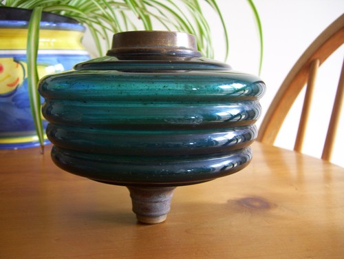 Lovely bottle green ribbed - bottle,