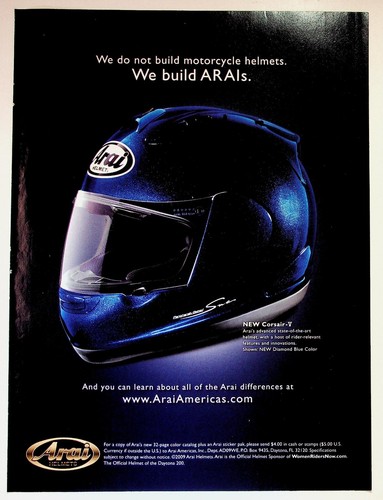 Arai corsair helmet - arai, print