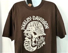 Harley Davidson SS Shirt Brown