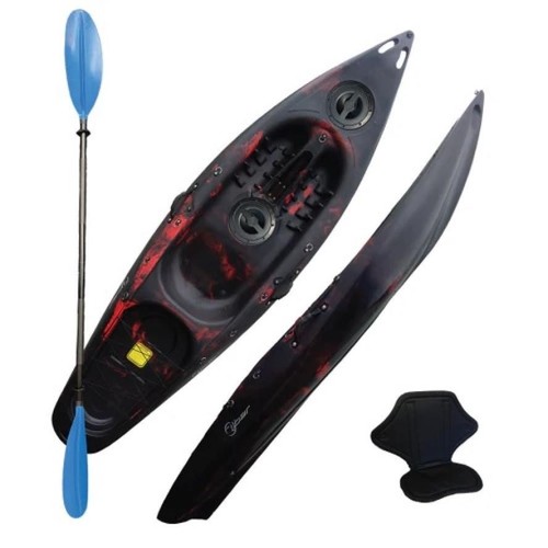 Riber black red - black, one