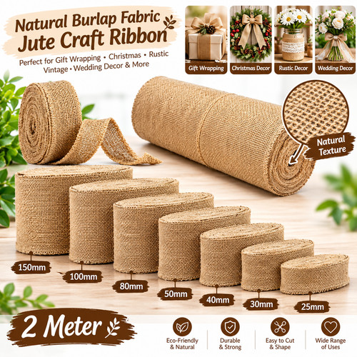 Natural jute fabric - jute, burlap