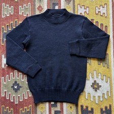 Vintage 1940s WWII USN US Navy Wool Gob Watch Uniform Sweater Sz S