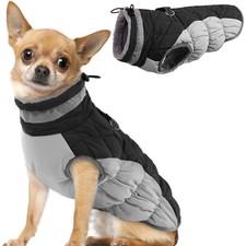 Hjumarayan Dog Coat - Waterproof Dog Coat Reflective Dog Jacket with Harness