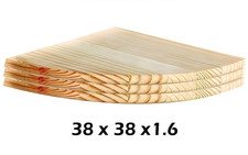 Wooden Corner Shelf Natural