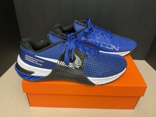 New! Mens Nike Metcon 8 Old Royal/White/Black Athletic Shoes. Size 11.5. Nice!