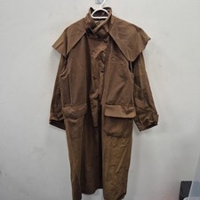 Driza Bone Vintage Rainlover Wax Waterproof Riding Brown Long Coat Jacket Large