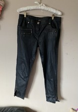 Rock And Revival Black Jeans Zip Detail Size 14