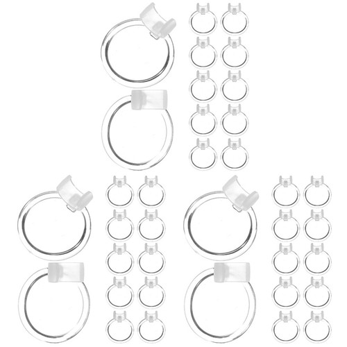 White reusable magnifying lens - white,