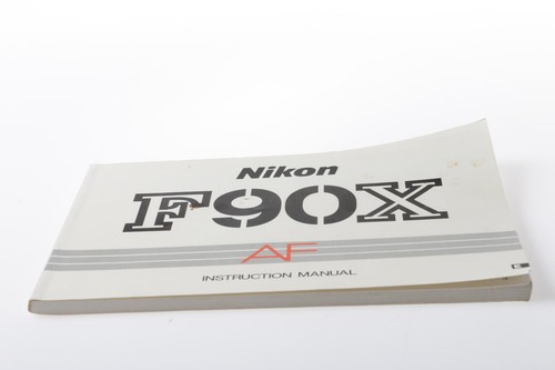 Nikon f90x instruction manual - nikon,