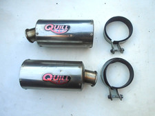 SUZUKI GSX 1300 R  Hayabusa 1999-07  Pair of Quill Stubby Exhaust Silencer s