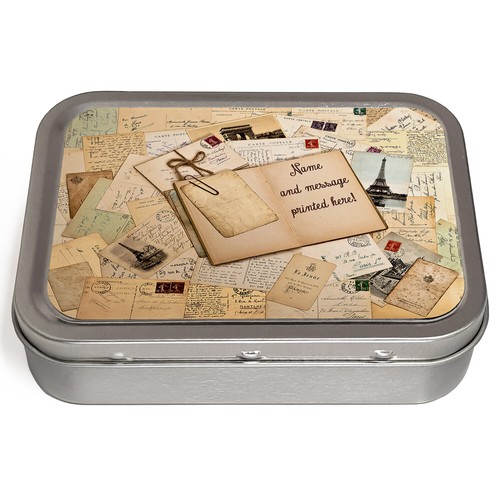 Personalised tobacco tin love - tobacco,