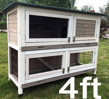 4ft large grey rabbit - grey,