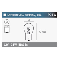 43366-OSRAM 7506 P21W bulb for