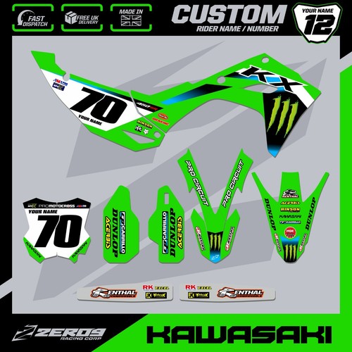 Kawasaki motocross graphics - kawasaki,