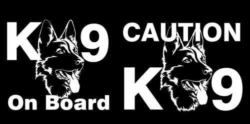German shepherd board - k9, on