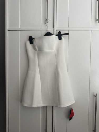 White mini bandeau dress - , ego