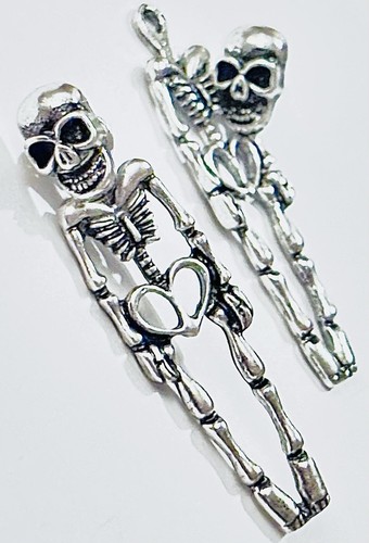 Goth skeleton long - skeleton, dangle
