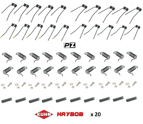 Haybob tine complete - 20, x