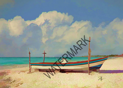 Fishing boat siesta - on, siesta"
