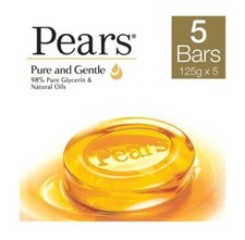 5 X 125g PEARS ORIGINAL PURE &