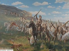 Military Art Post Card war Rorkes Drift  Isanhlwana  Zulu Warriors  Dabulamnzi 