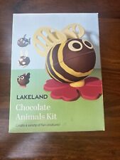 Lakeland Chocolate Animals Silicone Mould Making Bee Hare Fish Hen WEAR to box x