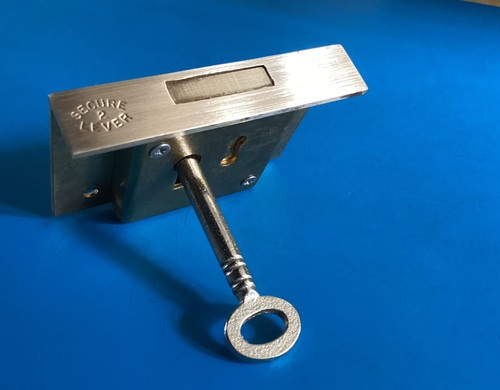 Vintage brass half mortise - vintage,