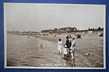 PELHAM RP Postcard c.1925 THE BEACH THORPE BAY ESSEX