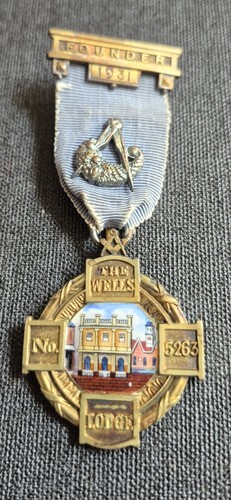 Masonic founders jewel - founders, jewel-the