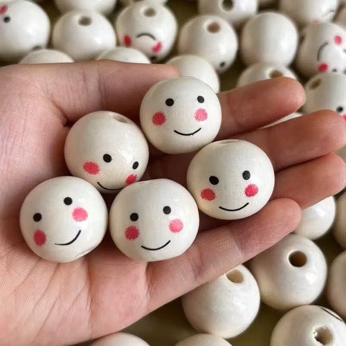 Wooden doll head - 5, matte