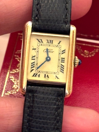 Must cartier tank - watch, manual